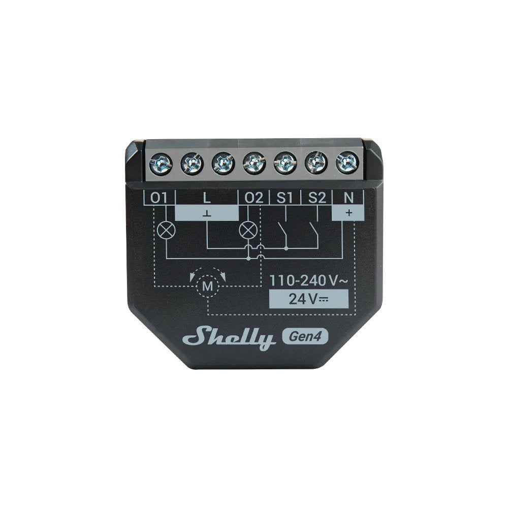 Shelly 2PM Gen4 WiFi & Zigbee Operated Relay with Power Metering