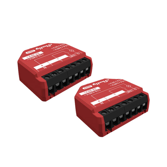 Shelly Plus 1PM Gen3 WiFi Smart Switch with Power Metering (Pair)