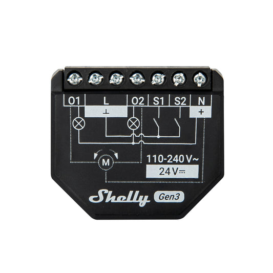 Shelly Plus 2PM Gen3 2 Channel Smart Switch with Power Metering