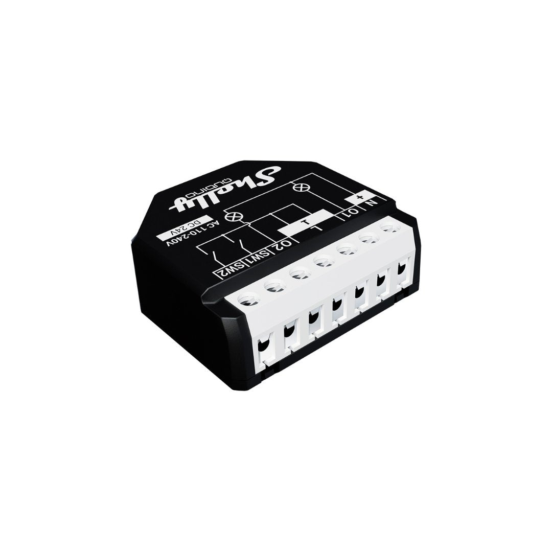 Shelly Qubino Wave 2PM 2-Channel Smart Switch with Power Monitoring