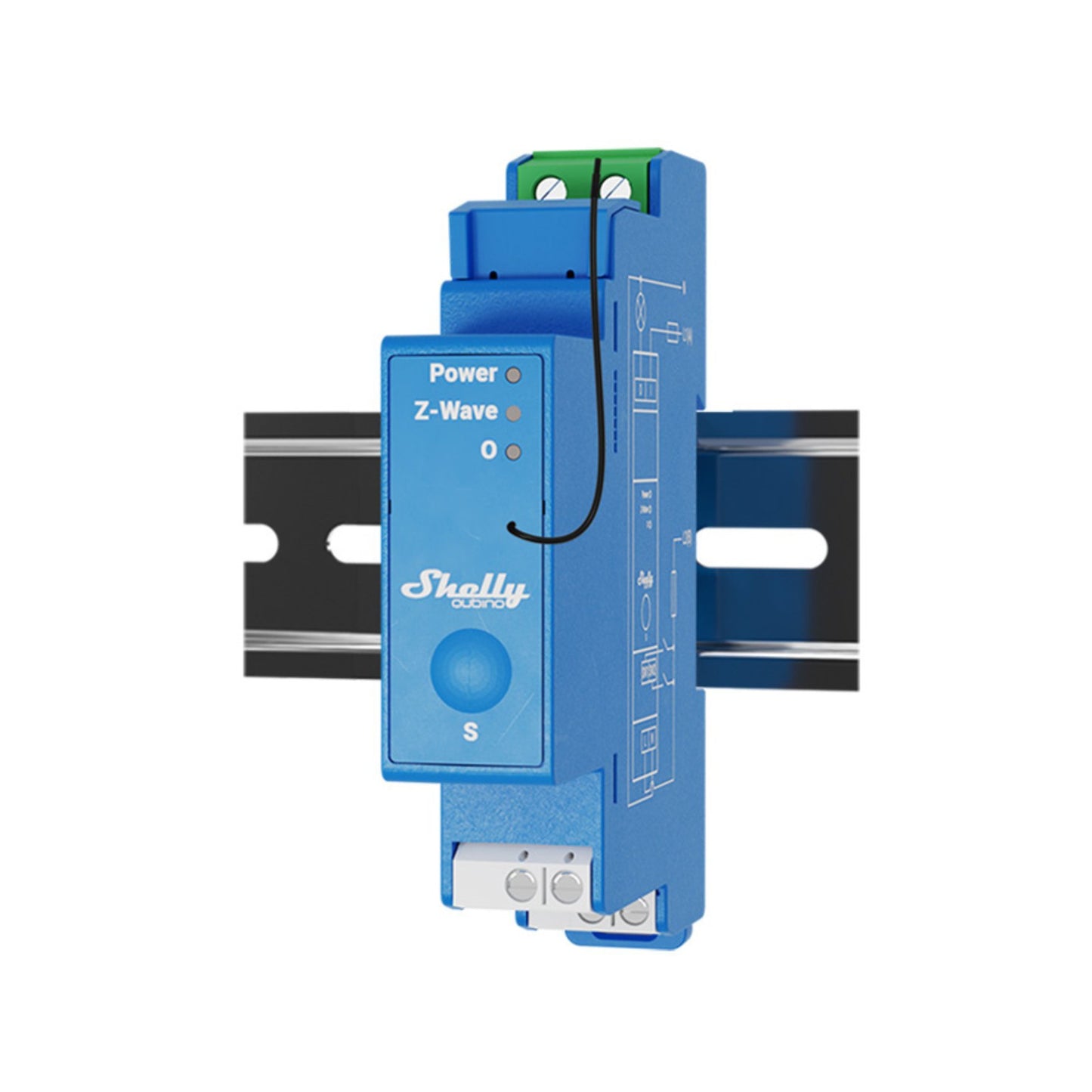 Shelly Qubino Wave Pro 1 one-channel Smart Switch with Dry Contacts