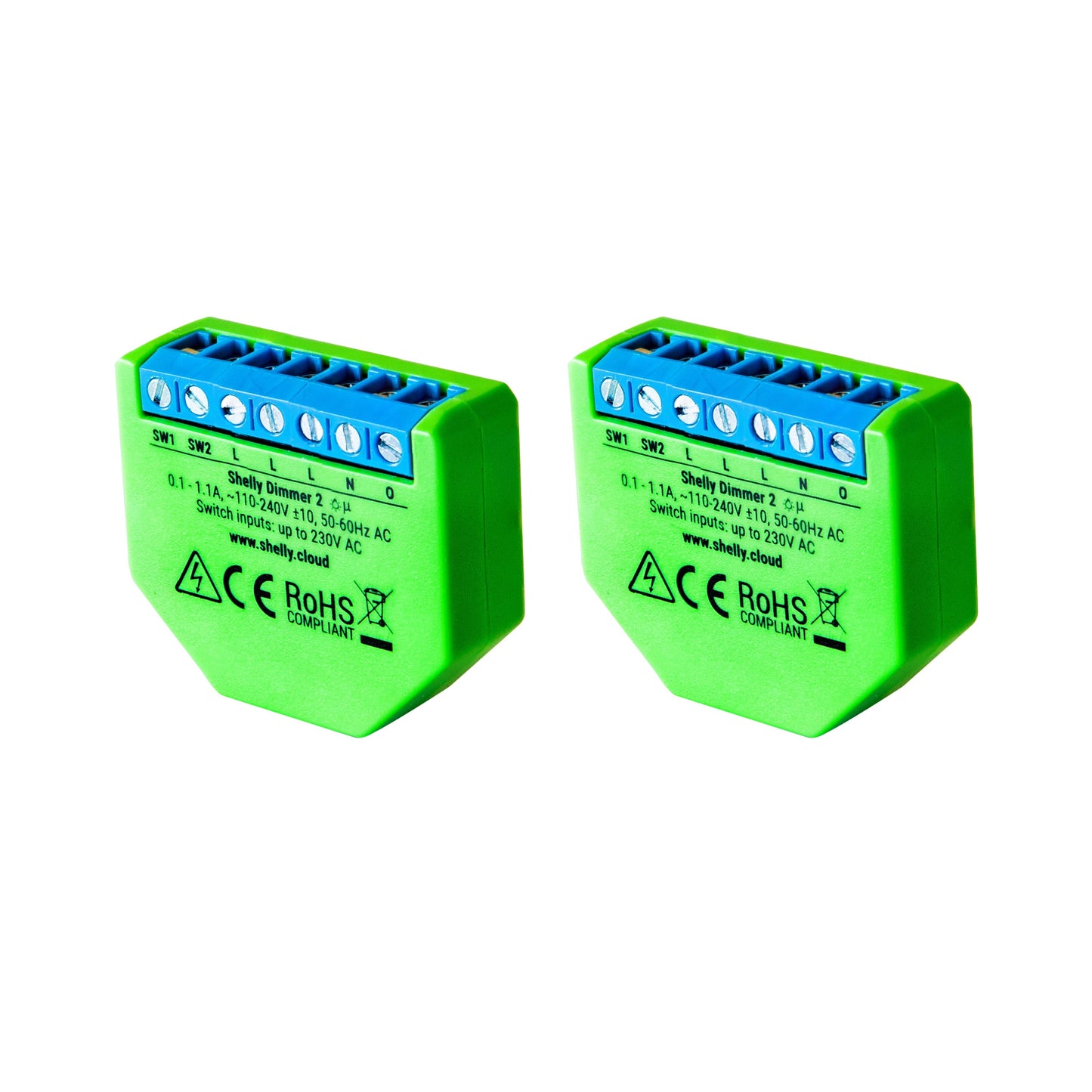 Shelly Dimmer 2 WiFi Operated Smart Relay (Pair)