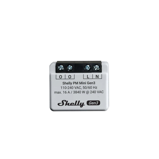 Shelly PM Mini Gen3 WiFi Smart Power Meter