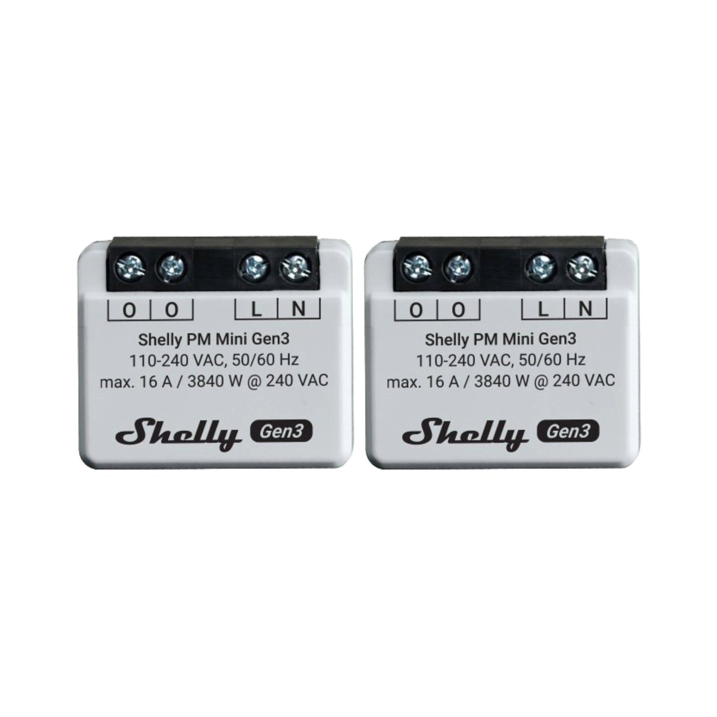 Shelly Mini PM WiFi Smart Power Meter (Pair)