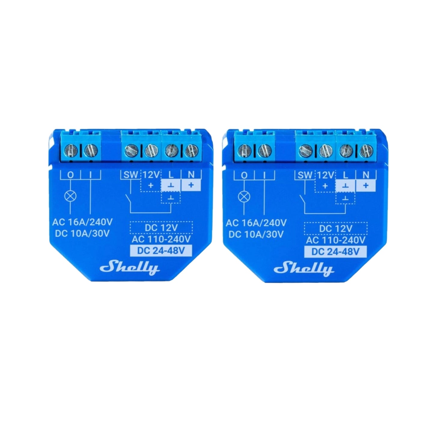 Shelly Plus 1 WiFi Operated Smart Switch (Pair)