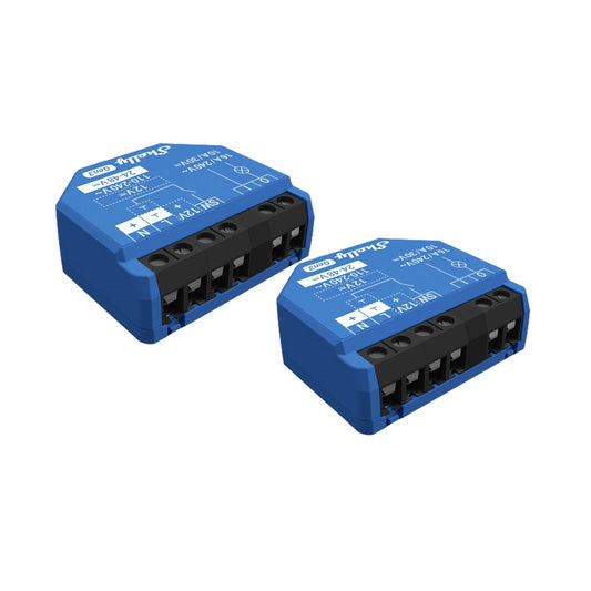 Shelly Plus 1 Gen3 WiFi Operated Smart Switch (Pair)