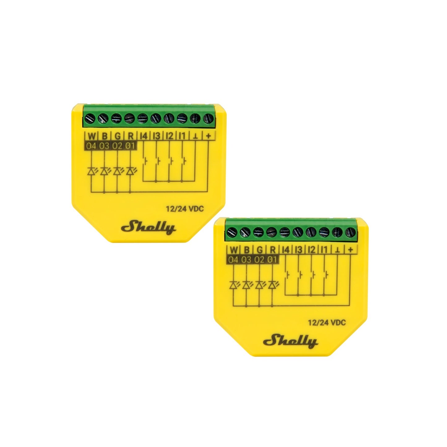 Shelly Plus RGBW PM WiFi RGBW Controller with Power Measuring (Pair)