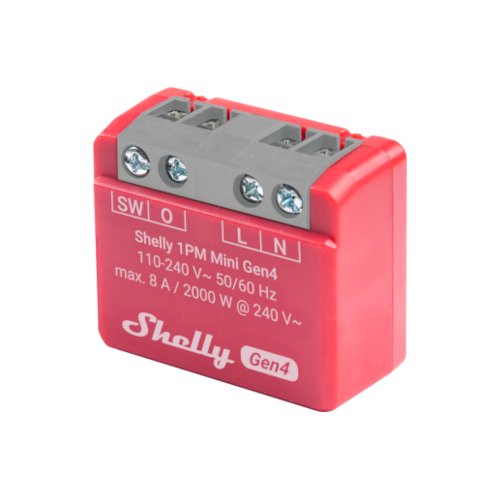Shelly Mini 1PM Gen4 WiFi & Zigbee Operated Smart Relay
