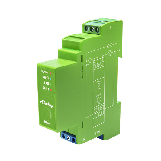 Shelly Pro Dimmer 1PM DIN Rail Smart Dimmer with Power Monitoring
