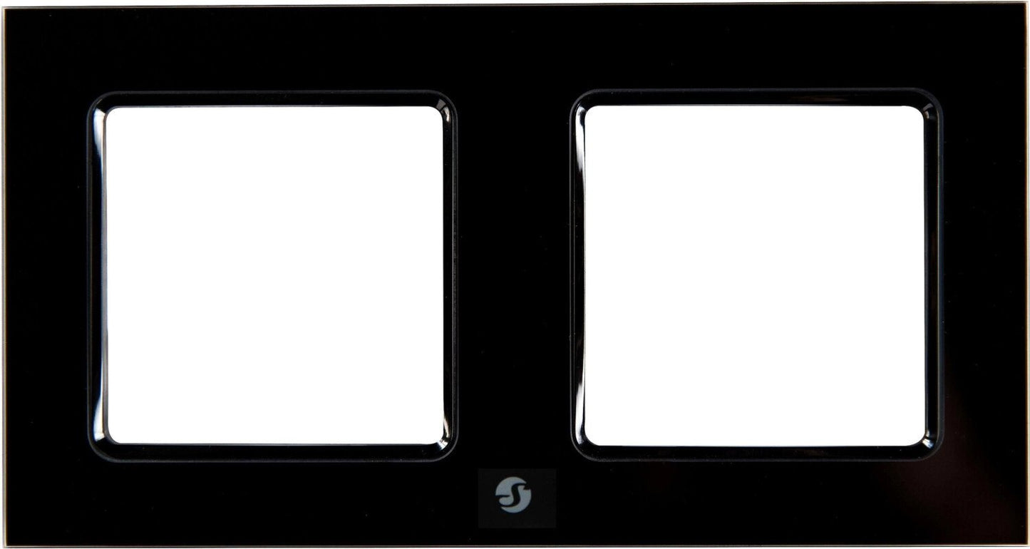 Shelly Wall Frame 2 Two-Gang Wall Frame for Smart Switches